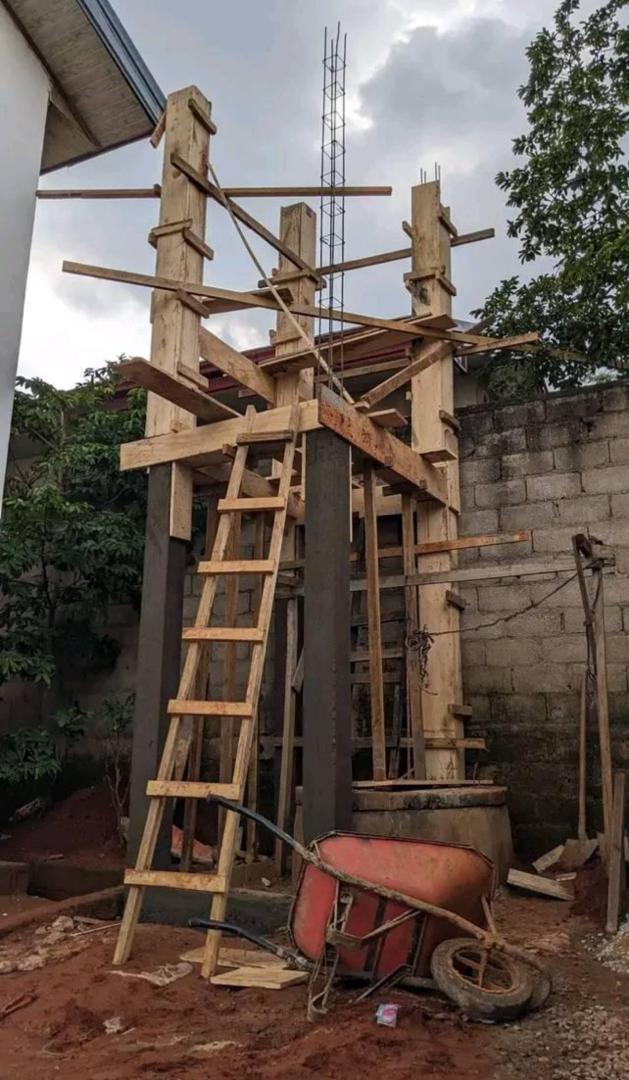 Construction château d'eau