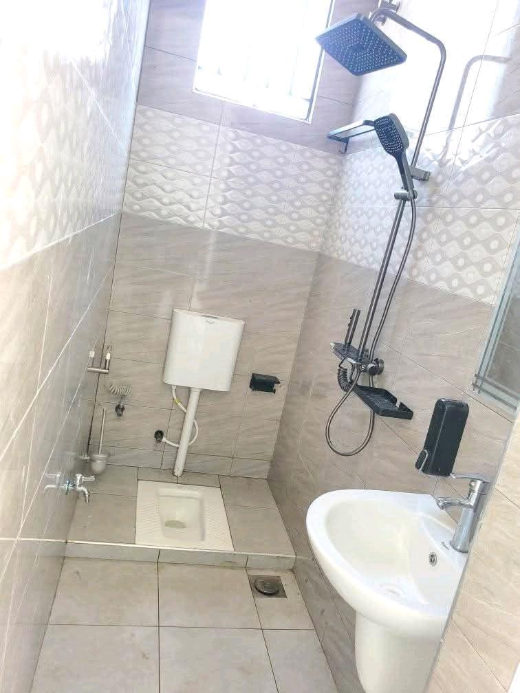 Installation sanitaire beige